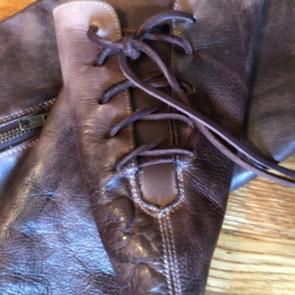 BedStu bench cobbler made boots fabulous lace up the back knee high 8.5 9 - Picture 4 of 8
